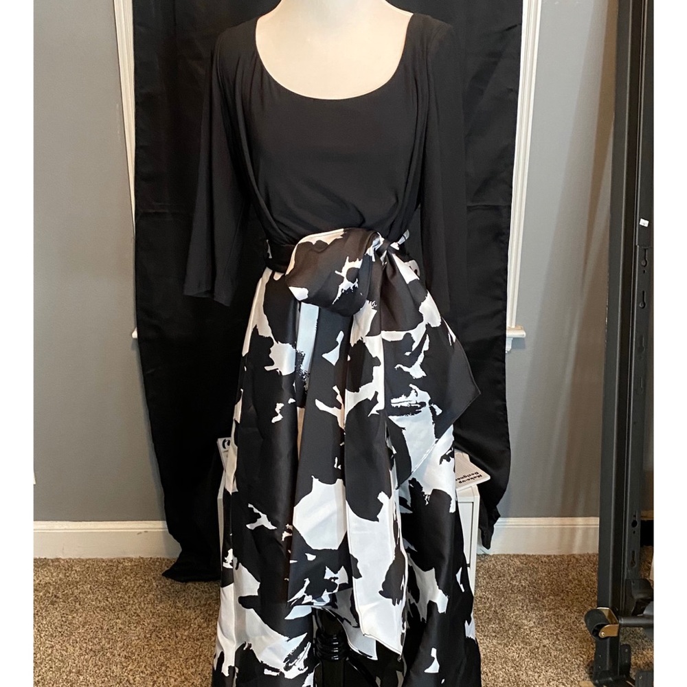 Black and white dress
